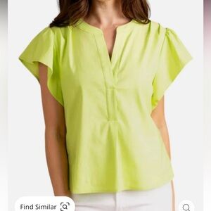 S’EDGE Tara Blouse in Lime Green